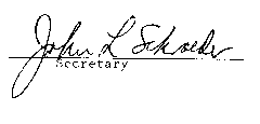 Jack L. Schroeder signature